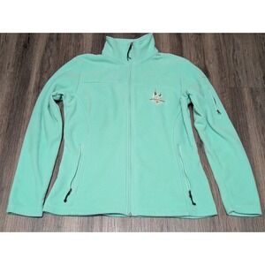 Columbia Fleece Jacket Kentucky Derby Full‎ Zip Pockets Outdoorsy L